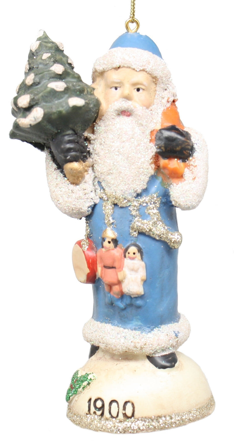 Santa Thru The Ages Ornament - 1900 - The Country Christmas Loft