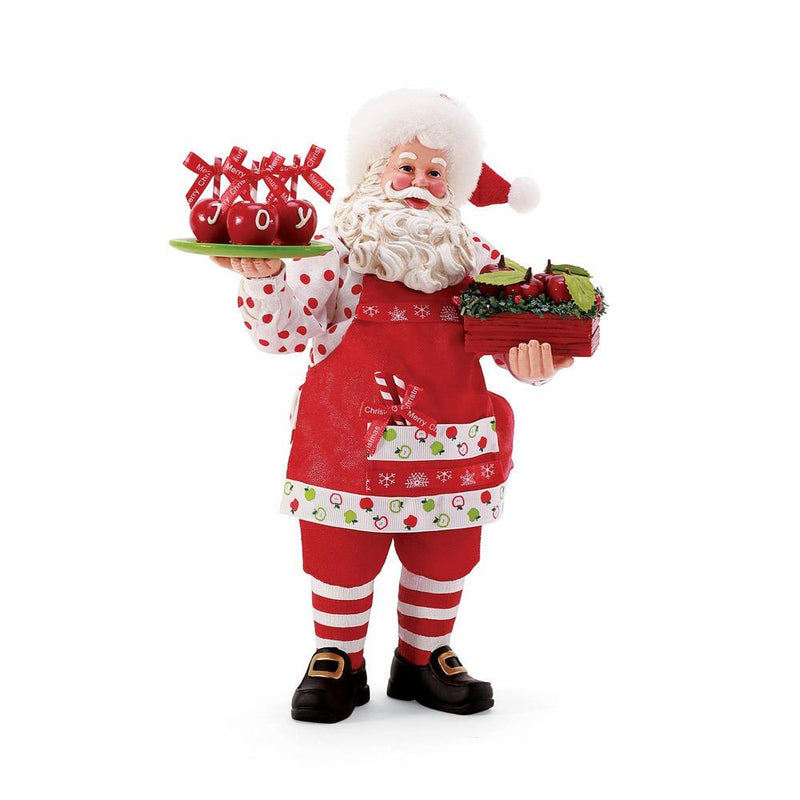 Candy Apples - Santa Figurine - The Country Christmas Loft