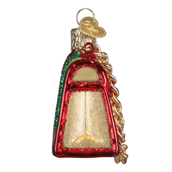Fashion Purse Glass Ornament