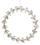 Rhinestone Wreath Ornament - - Christmas >> Ornaments >> Metal - by Park Hill Collections - view 3