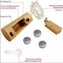 Wine Bottle Cork String Lights - Warm White