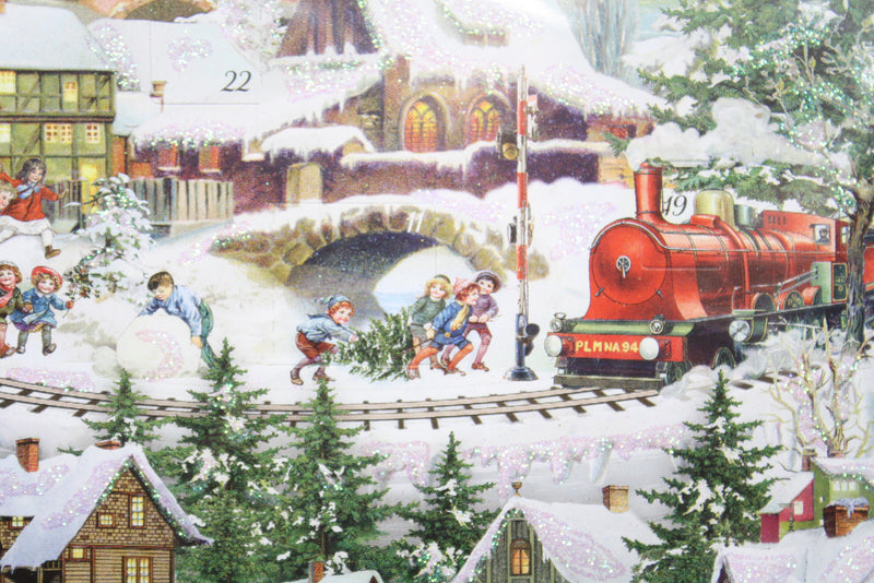 Christmas Railway - Die Cut Advent Calendar