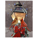 Lighted Easel Artwork - Cardinals in the Snow