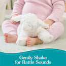 Winky Lamb - Plush Rattle - 7 Inch