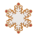 Gingerbread Snowflake Ornament