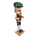 Green Plaid Golfer Nutcracker