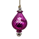 Shiny and Cute Egyptian Glass - Swirled Teardrop - Pink - Christmas >> Ornaments >> Egyptian Glass - by Egyptian Museum
