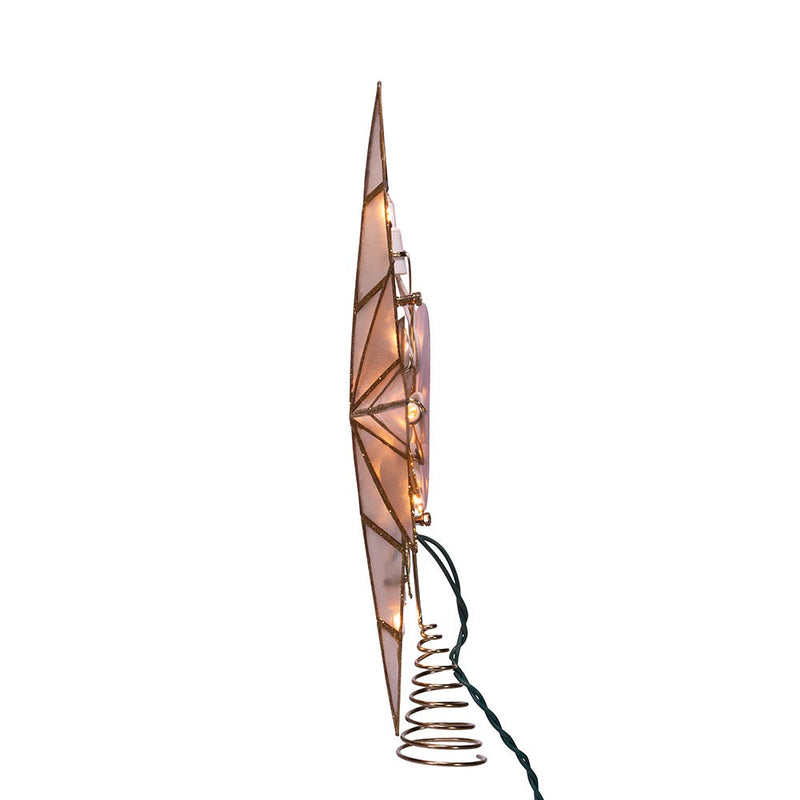 Radiant Capiz Bethlehem Star Treetop