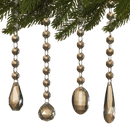 Glass Look Acrylic Jewel Ornament -