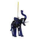 The Egyptian Glass Saphire Elephant Ornament