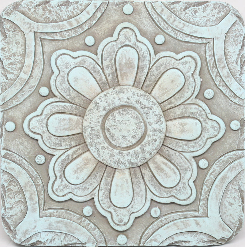 Square Floral Stepping Stone - - The Country Christmas Loft
