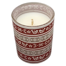 Glass Votive Scented Candle - Cinnamon Swirl
