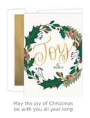 Luxury Favorites Boxed Cards – Joy to the World Wreath