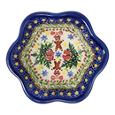Polish Pottery Ruffled Bowl - Polish Pottery - Gingerbread Delight