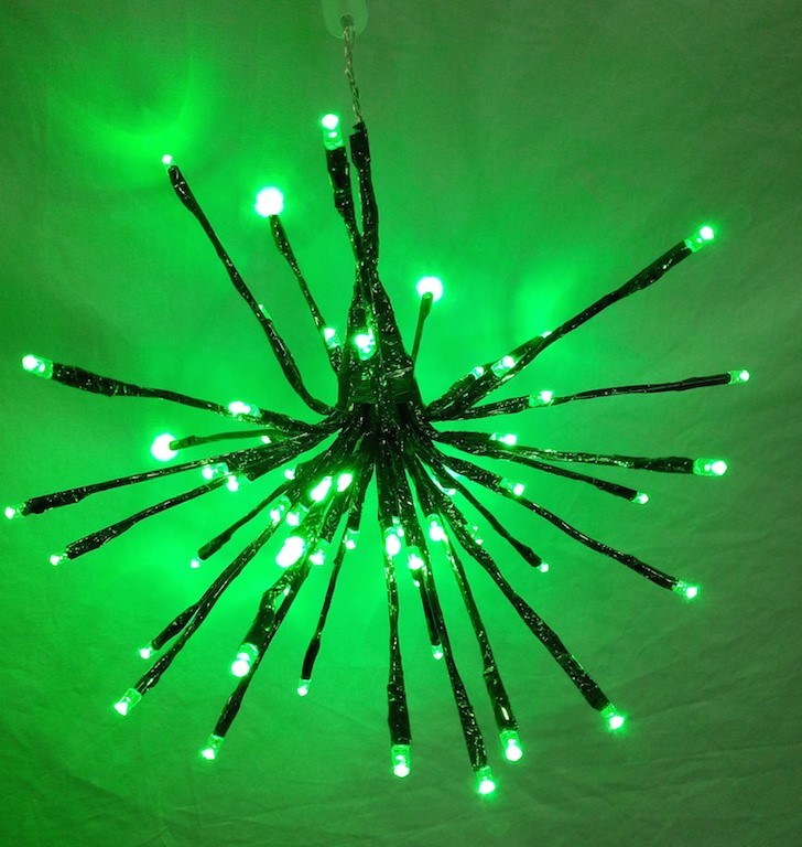 24 Inch 120 LED Branchball - Green - The Country Christmas Loft