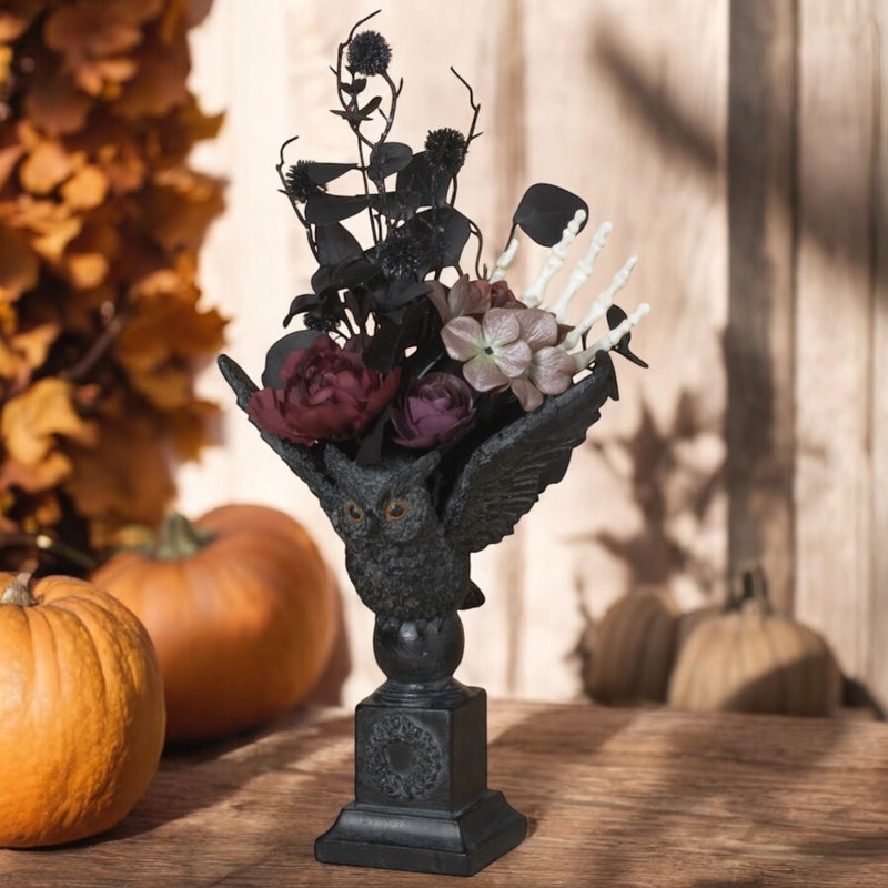 Bewitched Owl Floral Arrangement