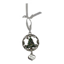Merry Christmas Evergreen Tree - Colors of Christmas Ornament