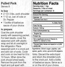 Halladays Country Style Pulled Pork Mix