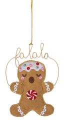 Peppermint Swirl Gingerbread Caroler