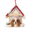 Ceramic Doghouse Ornament - King Charles - Animals - by E&S Pets - view 2