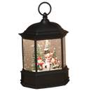 Spinning Water Globe Lantern – 9 Inch - Snowman - Christmas >> Snowglobes - by Gerson