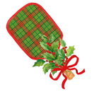Plaid Pickleball Paddle Gift Tags - Gift Shoppe >> Gift Wrap - by Caspari