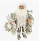 Silver Tidings - Santa Claus Figurine - 24 inches tall