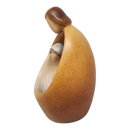 Modern Style Holy Family Carved Nativity - Color - 6 Inch