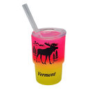 Vermont Glass Moose 2oz Shooter - Sunset Fizz