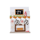 Fireplace Mantle Family of 4 Ornament