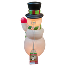 Lighted Blow Mold Snowman - 2 Feet Tall