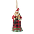 Highland Glen Santa Cardinal Ornament