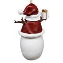 Berry Vine Snowman with Present