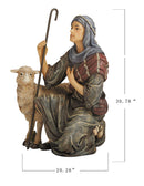 Outdoor Nativity Set - 12 Piece - 58" tall