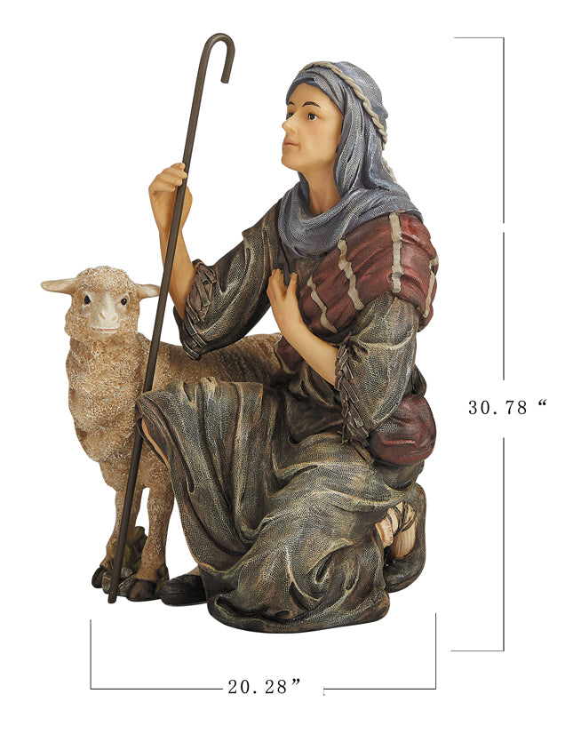 Outdoor Nativity Set - 12 Piece - 58" tall