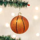 Basketball Glass Ornament - Christmas >> Ornaments >> Sports - by Old World Christmas - view 2