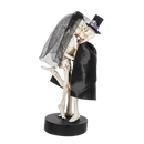 Halloween Boo Skeleton Couple Figurine