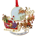 To All A Good Night Collectible Brass Ornament