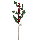Red Grape Berry Spray 16 Inch - Home & Living >> Artificial Flowers - by Gerson