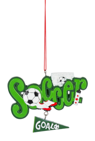 Sports Dangle Ornament - Soccer