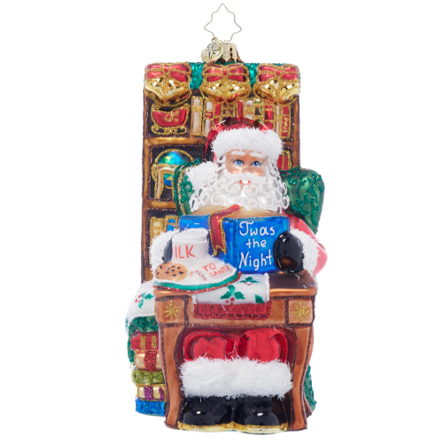 A Tale of Christmas Eve - Glass Ornament