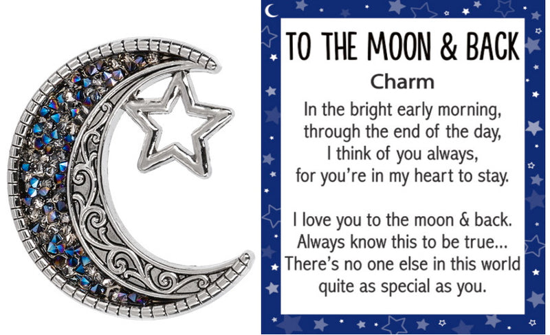 I Love You to the Moon and Back Charm