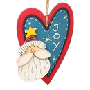Santa's Heart of Joy Ornament