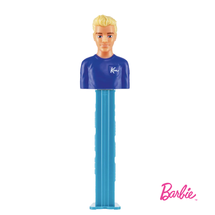 Pez Barbie Dispenser with 3 Candy rolls - Ken