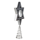 Silver Hanukkah Tree Topper