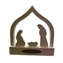 Nativity Candle Holder