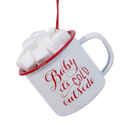 Hot Cocoa Mug with Marshmallows Ornament - Baby it's Cold Outside