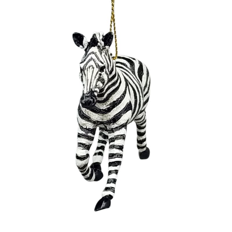 Safari Animal Ornament - Zebra