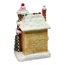 Lighted Resin Gingerbread House - Ice Cream