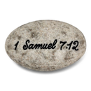 Scripture Stone - Thus Far the Lord Help Us